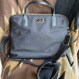 Kate spade nylon brief double pocket bag